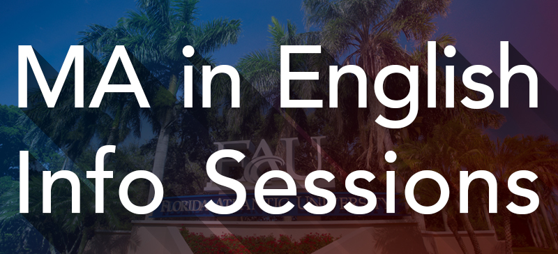 MA in English Info Sessions