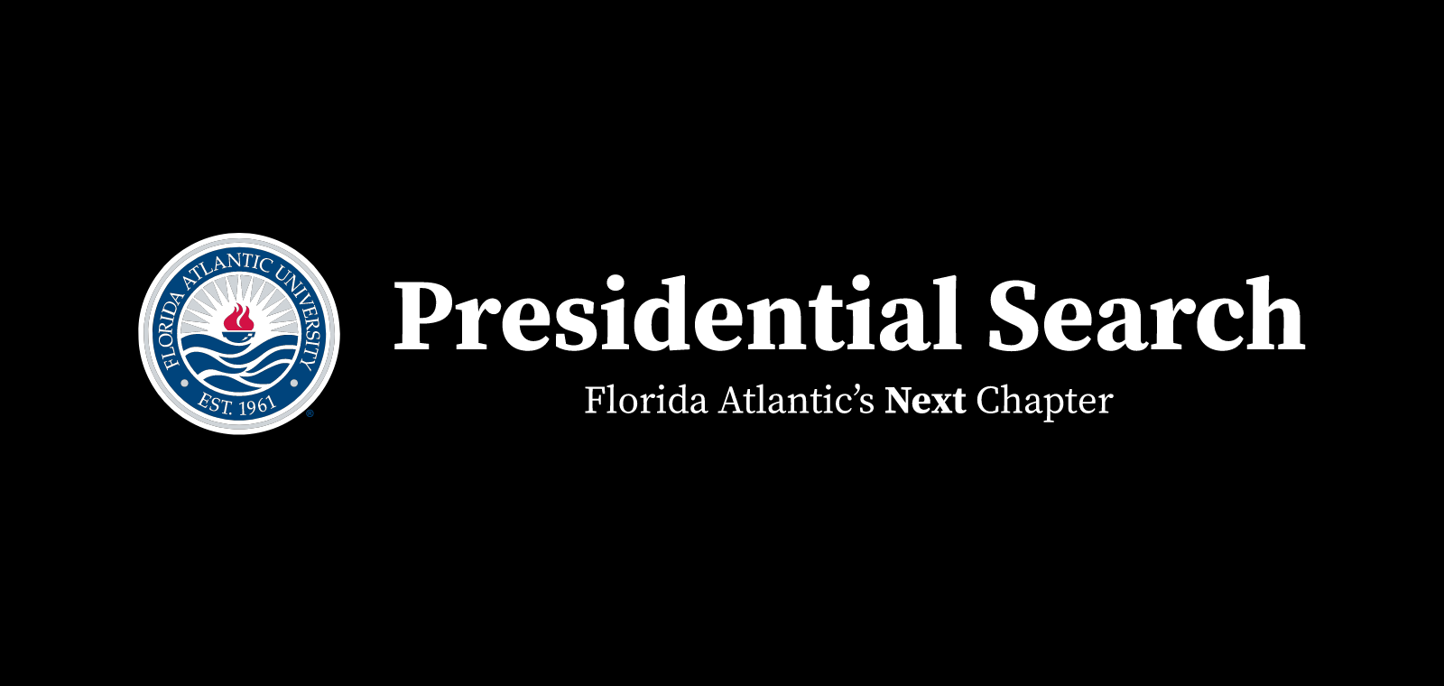 Presidential Search - Florida Atlantic's Next Chapter